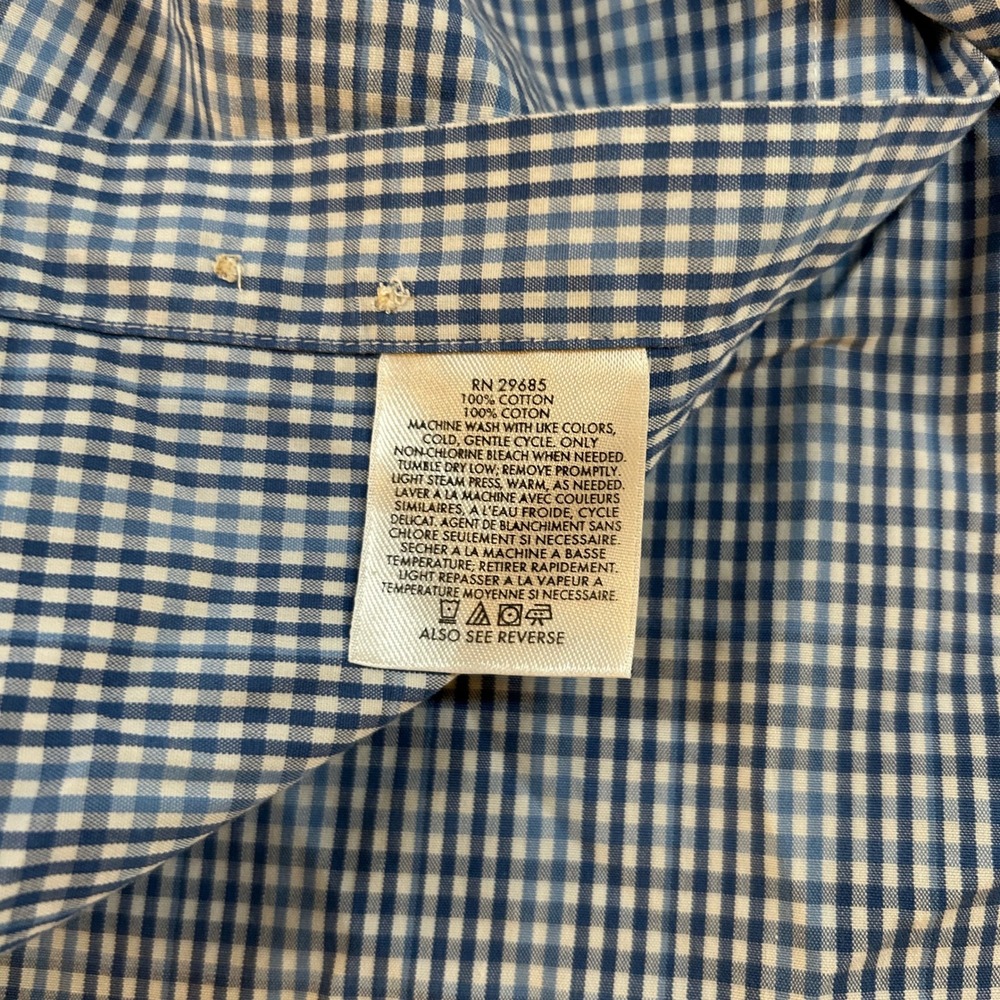 Pendleton Button Up Gingham Shirt Broadway Cloth … - image 5